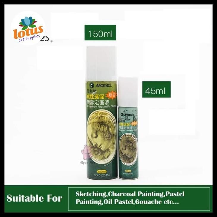 

Maries Fixative Spray Water Based Untuk Melindungi Sketch Gouache Best Seller