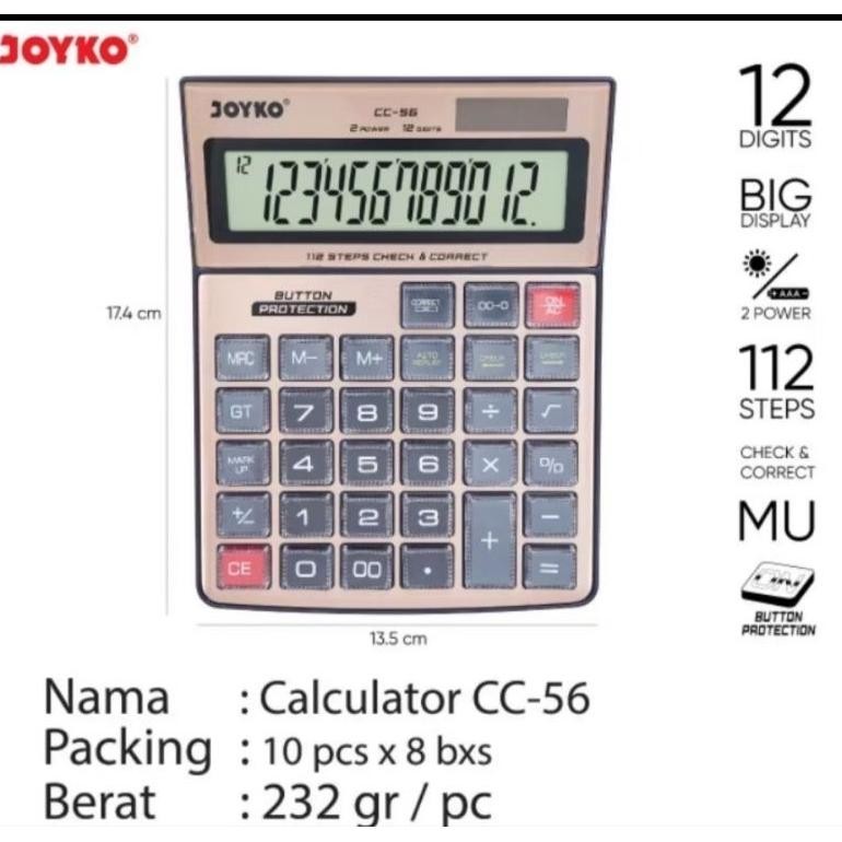 

Calculator Joyko CC-56