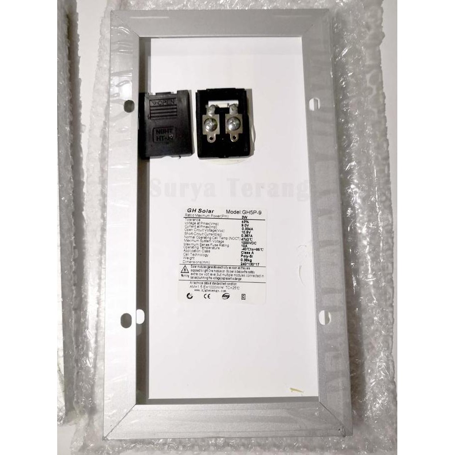 Solar Panel 3Wp / Panel Surya 3Wp NEW