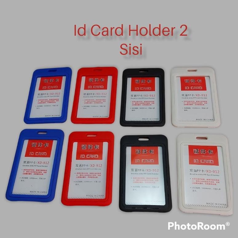 

JH8 Id Card Holder Xd-912 (10pc) Tempat Id Card 2 Sisi-Doff Exculusive Termurah Frame Name Tag Casing Id Card Holder