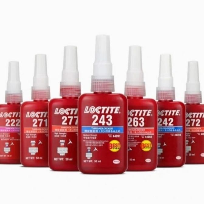 

JH8 Lem Baut Serbaguna-Lem loc tite 243 272 271 242 Super kuat untuk Sekrup-Lem Super 50 ml