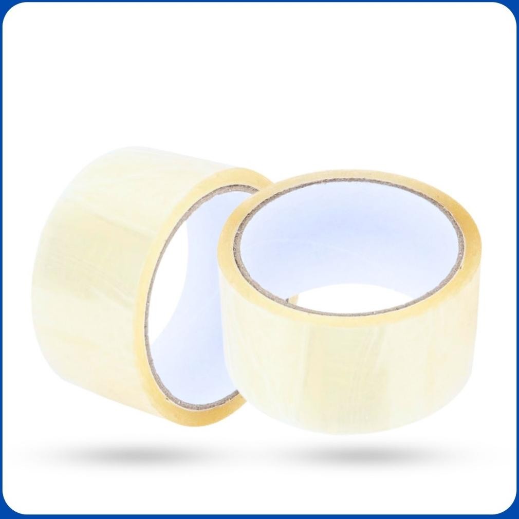 

JH8 1 DUS Lakban Bening Coklat 45mm 100 90 Yard 200 300 500 Yard OPP Packing Tape 2 Inch 50 60 72 Yard