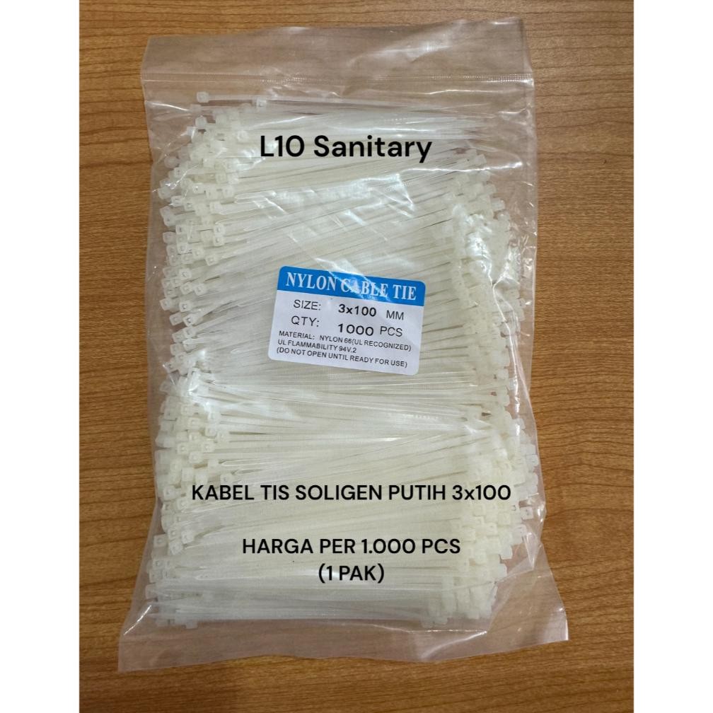

JH8 SOLIGEN Kabel Tis Kabel Stik Ties SOLIGEN 3x100mm 1000 PCS
