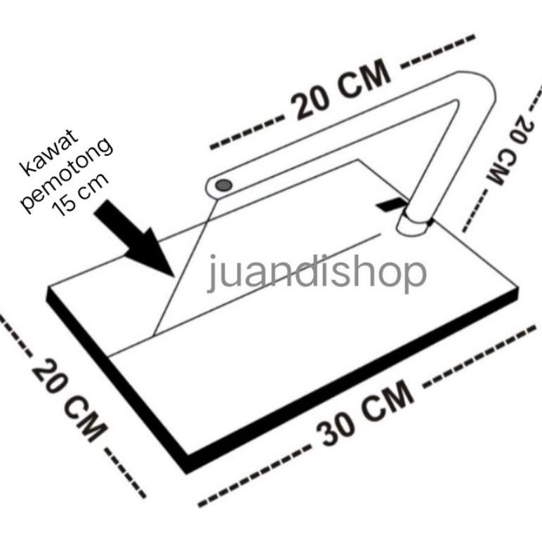 

JH8 Styrofoam Cutter/ Alat potong Styrofoam bentuk meja ukuran 20x30 cm. Praktis dan berkualitas