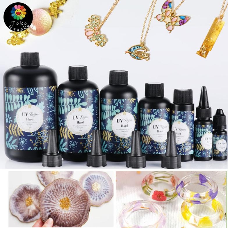 

JH8 25/50/100g Resin Uv Bening Hard/Lem Uv Resin Hard/Resin Ultraviolet Untuk Craft