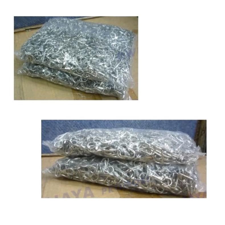 

JH8 Cantelan Pengait Besi (100) Gantungan Tali Id Card 2cm Kaitan 2cm