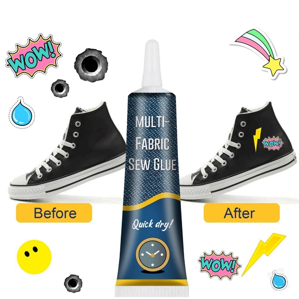 

JH8 Kain Lem Multifungsi Lem Untuk Kain Atau Pakaian Universal Fabric Glue Lem Tekstil Lem Kain Super Kuat 50ml Stok lokal