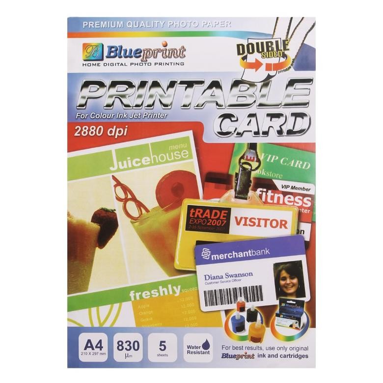 

JH8 Blueprint Printable Card A4 BP-PCA4830 - Print Kartu ID Menu