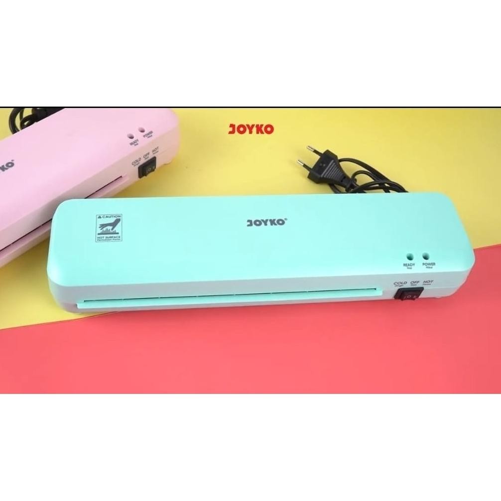 

JH8 MESIN LAMINATING JOYKO LM07 CO ukuran A4 & F4 COLOR / LAMINATOR LOW WATT LM-07CO