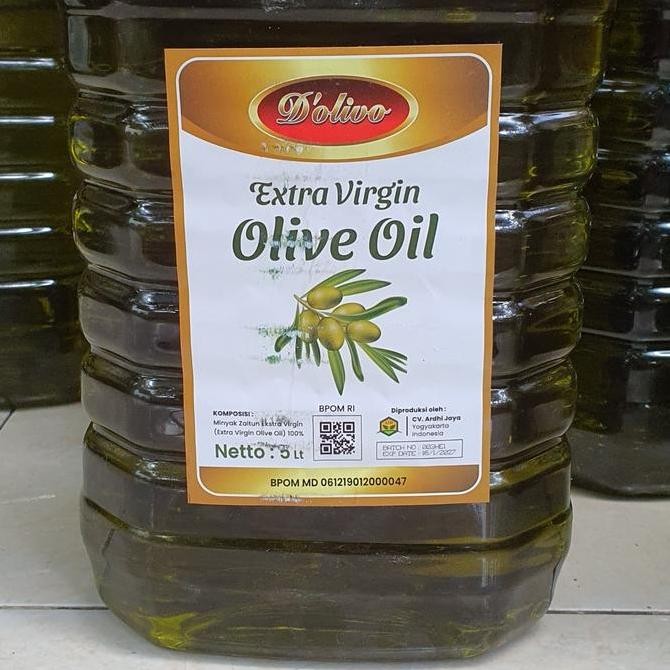 

Minyak Zaitun Extra Virgin 5 liter | Extra Virgin Olive Oil 100% PS10