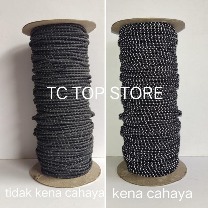 

JH8 Tali Karet Reflektif 3 mm (50 Mtr) / Tali Elastis 3mm / Tali String