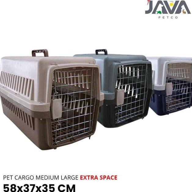 Pet Cargo Medium Large Extra Space 58X37X35 Pet Cargo Kucingkelinci