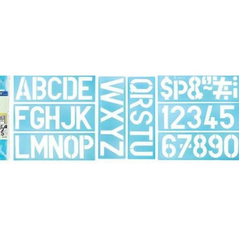 

JH8 penggaris huruf besar dan angka jumbo