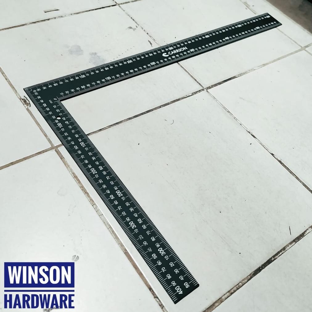 

JH8 CARRSON Siku Hitam 40 x 60 cm Penggaris Siku Meter 40x60