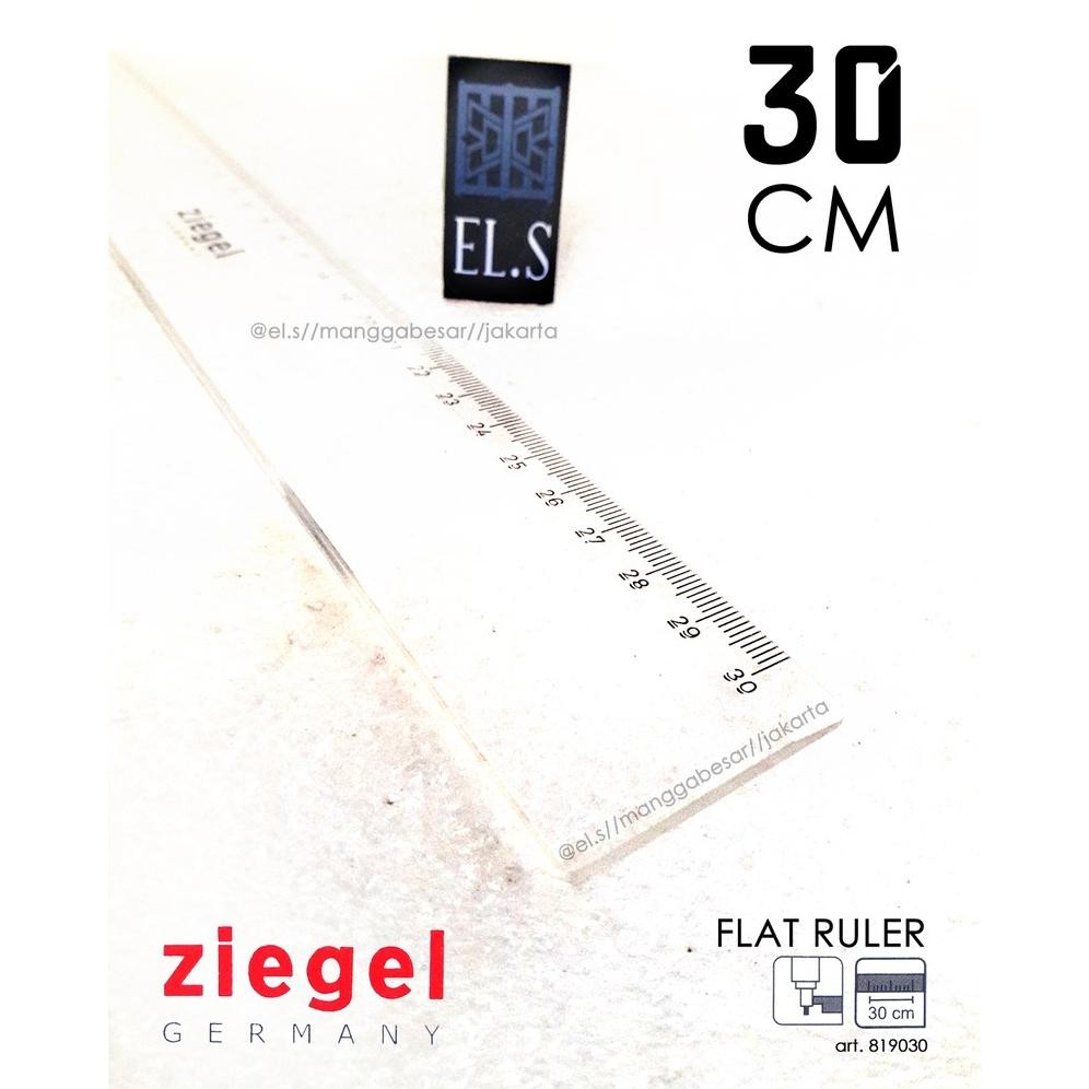 

JH8 Ziegel Flat Ruler 30 cm (Penggaris)