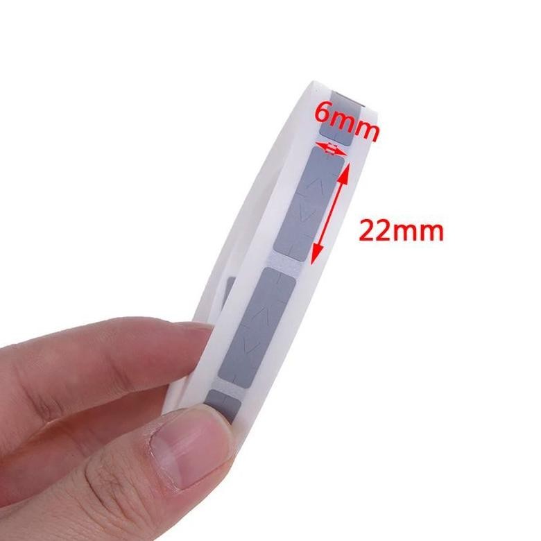 

JH8 1000pcs Scratch Off Pin Label Sticker Label Gosok Scratch Stiker Uk 6 X 22mm