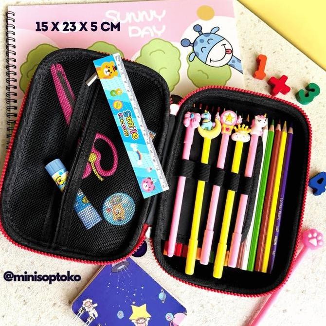 

Tempat Pensil Kotak Pensil Smiggle 3D Hardcase Marvel Karakter Anak AS