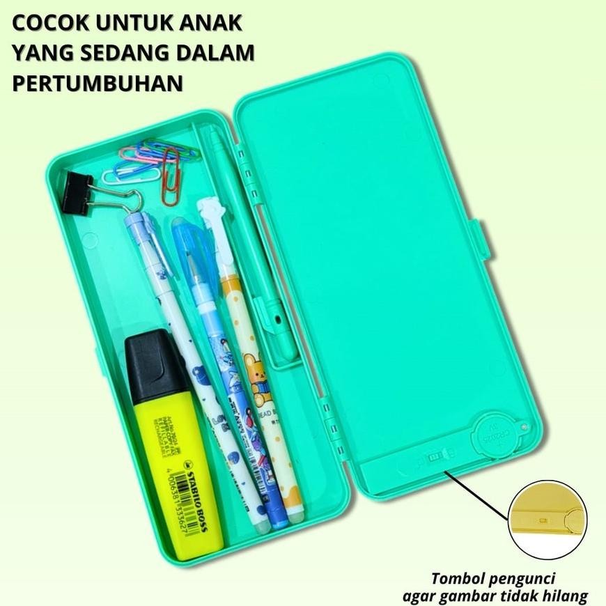 

JH8 Ukuran Besar Drawing Box Kotak Pensil Dan Papan Coret Kreatif Anak Dengan Digital Pad Edukasi