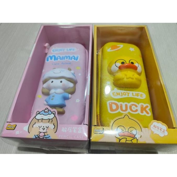 

Tempat Kotak Pensil Anak Karakter Lucu unik squishy 3D Waterproof CS14 AS