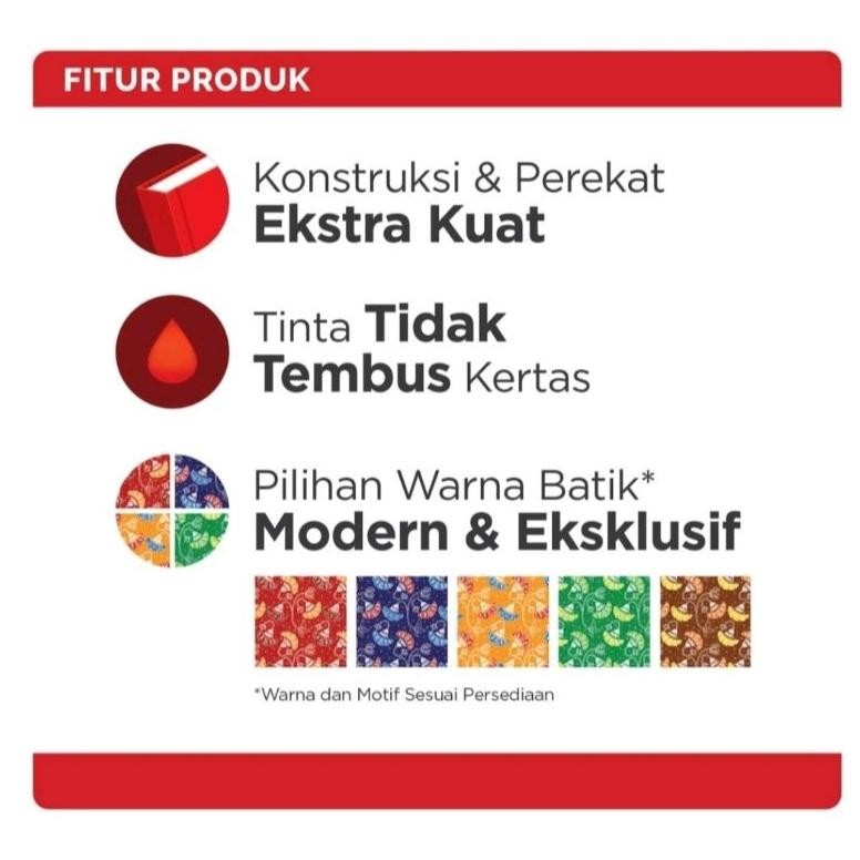 

JH8 Buku Hard Cover FOLIO Paperline 200 Lembar ( 31 x 21 cm ) Hardcover
