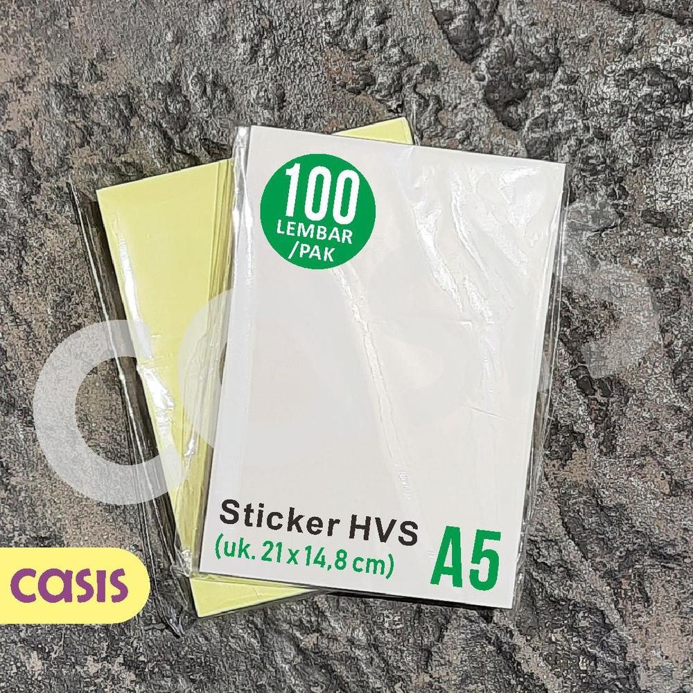 

JH8 kertas stiker hvs A5 isi 100 lbr - lintec - CASIS