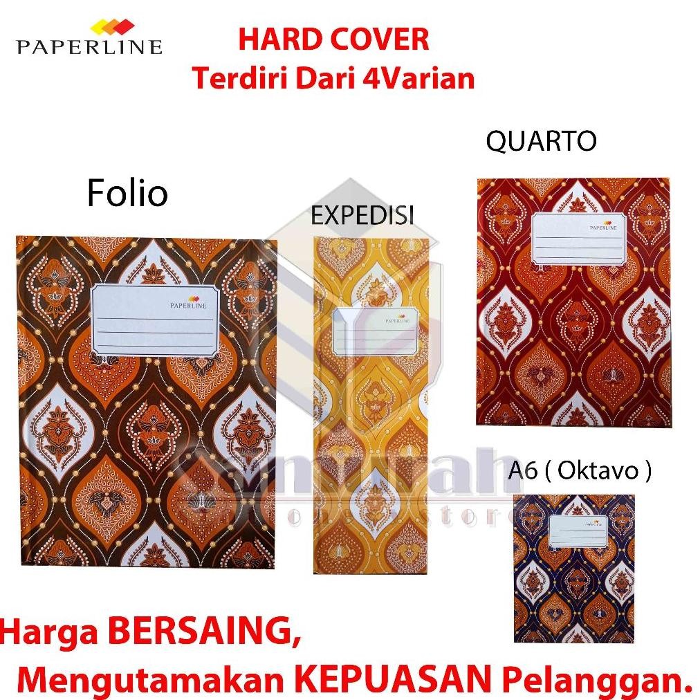 

JH8 Buku Hard Cover Paperline Folio isi 200 lembar / Buku Akutansi PPL F4 / Catatan laporan Tebal