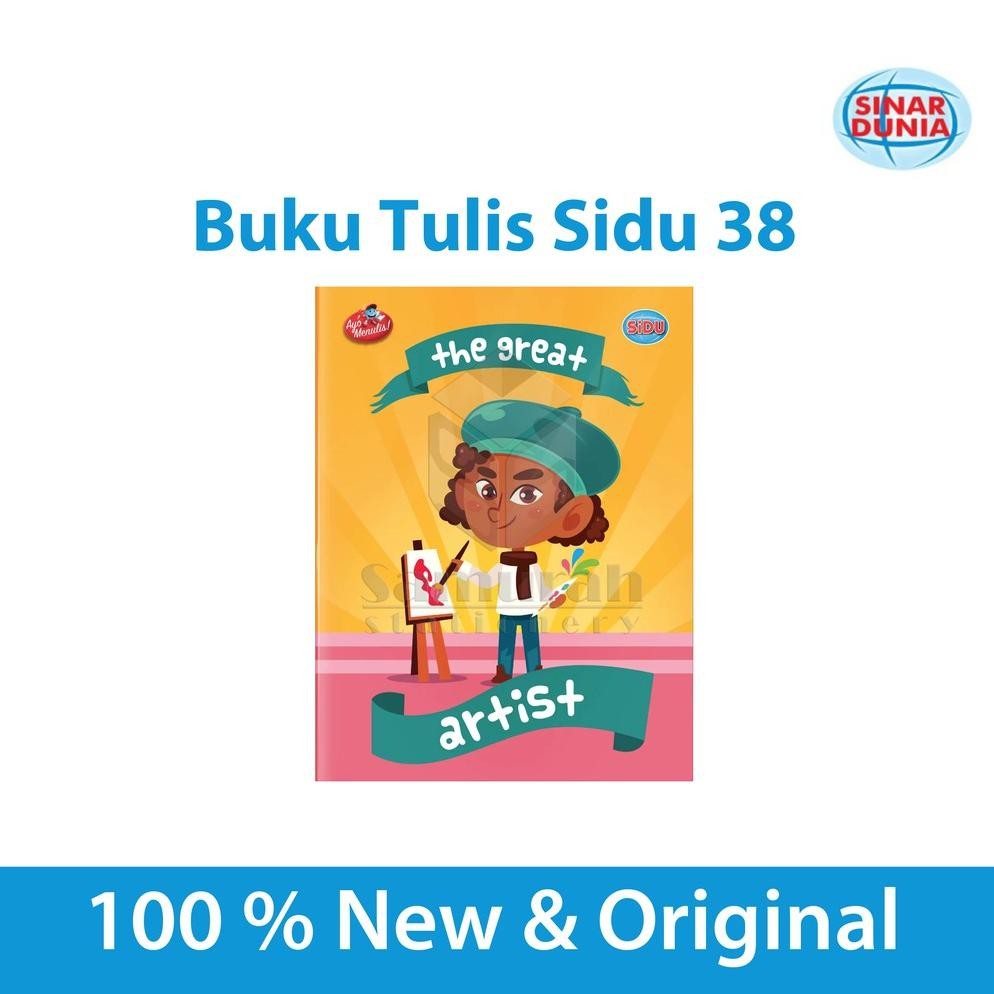 

JH8 Buku Tulis Sidu 38 Lbr / Buku Tulis Sinar Dunia 38 Lembar / Buku 38lbr / Buku Tulis Termurah 38 Sidu