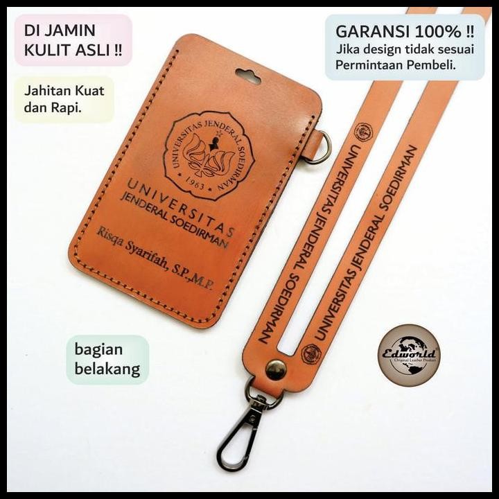 

Terlaris Nametag Kulit Asli Custom Good Quality