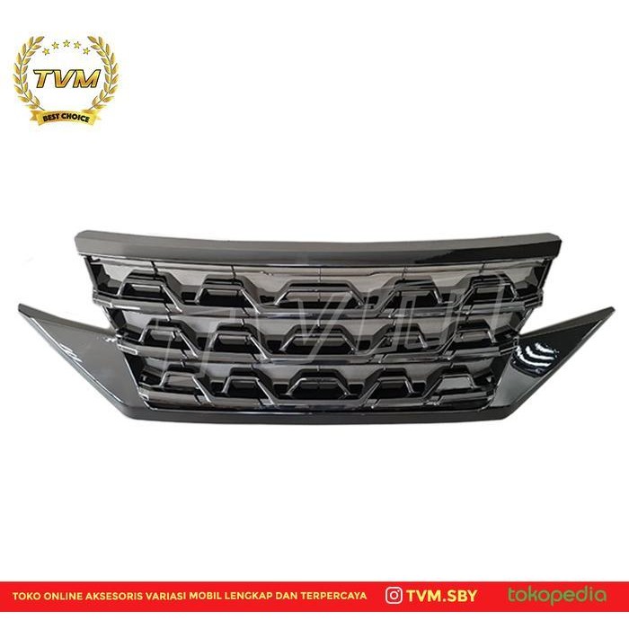 Grill Depan Toyota Rush 2018 - 2021 Model Trd V2 Black Glossy Original Dan Terpercaya