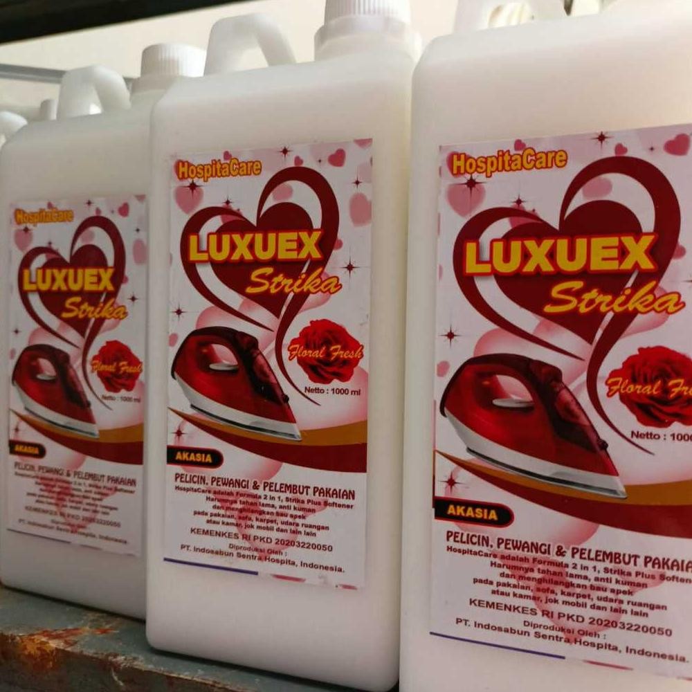 HJK jual rugi Golden Cendana/Luxuex Setrika Pelicin, Pewangi, Pelembut pakaian 1 Liter