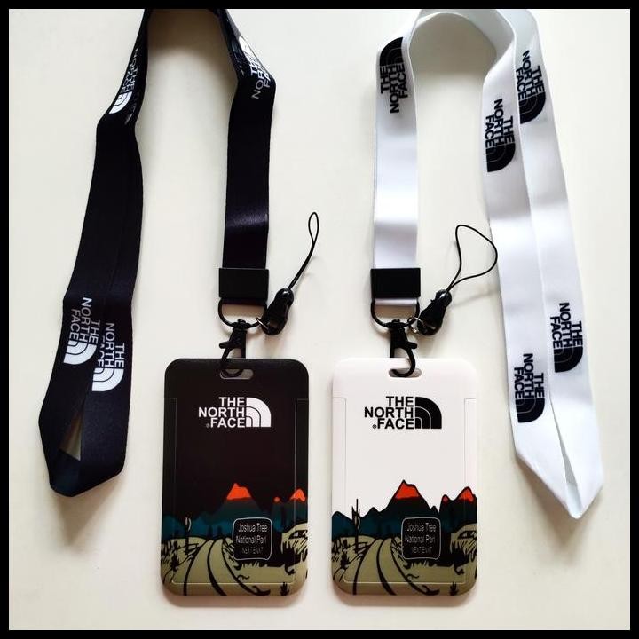 

Terlaris Id Card Holder Name Tag Lanyard / Kalung Wadah Kartu The North Face Good Quality