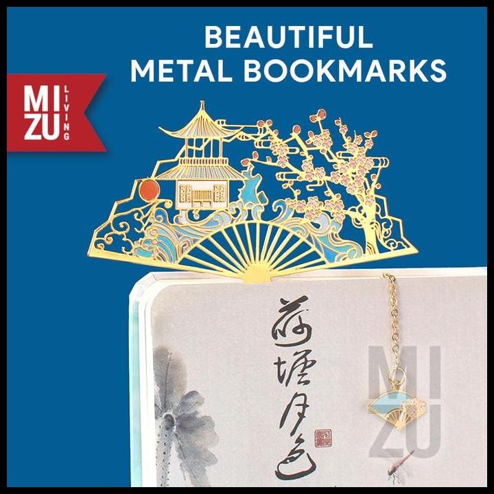 

Terlaris Mizu Shinwa Metal Bookmark Gift Set Penanda Buku Pembatas Buku Hadiah Good Quality