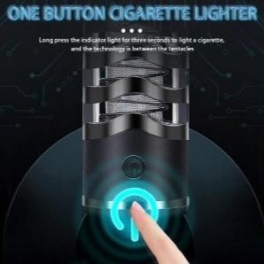 HJK Ashtray Car Cigarette Pipa Asbak Portable Filter Rokok Pipe Smoking Rechargeable.