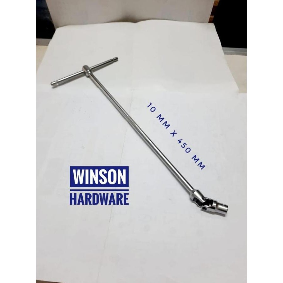 Terlaris Kunci T Sok Fleksibel 10Mm X 450Mm - Flexible Sock T 10 Mm X 450 Mm Ready Stok