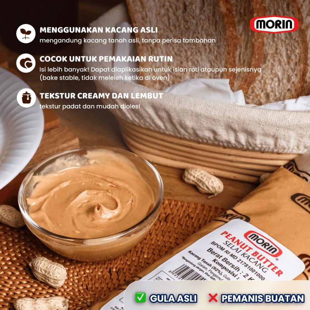 

Cod Morin Peanut Butter 800 Gr - Selai Kacang Or42