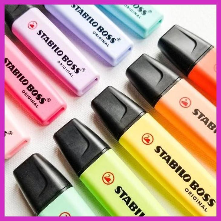 

( SEKOLAH / LUKIS ) READY STABILO BOSS PASTEL COLOR / HIGHLIGHTER (SENI / MENGGAMBAR / ART / KERAJINAN ) SIAP KIRIM