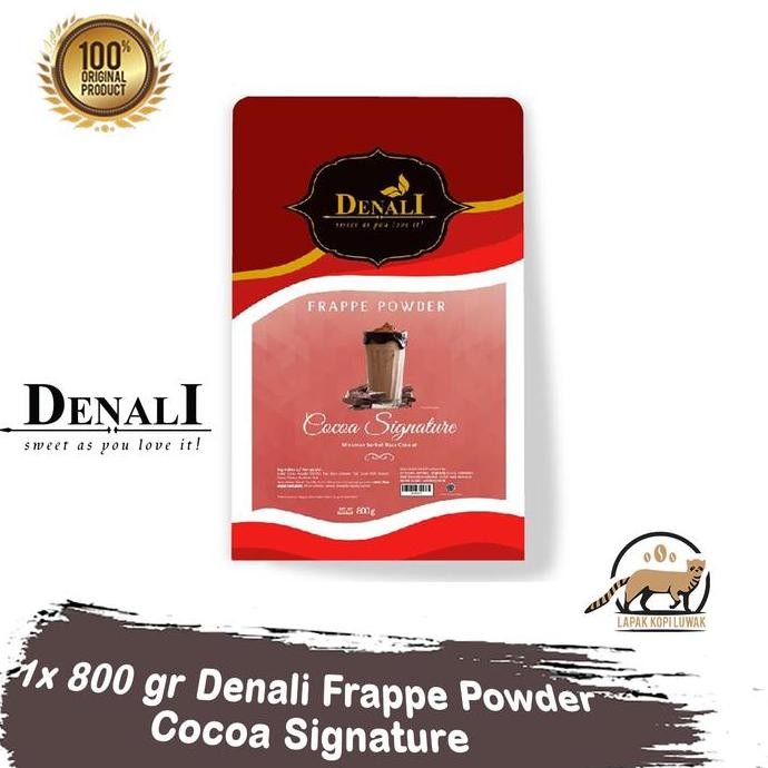 

Cocoa Signature Powder Merk Denali