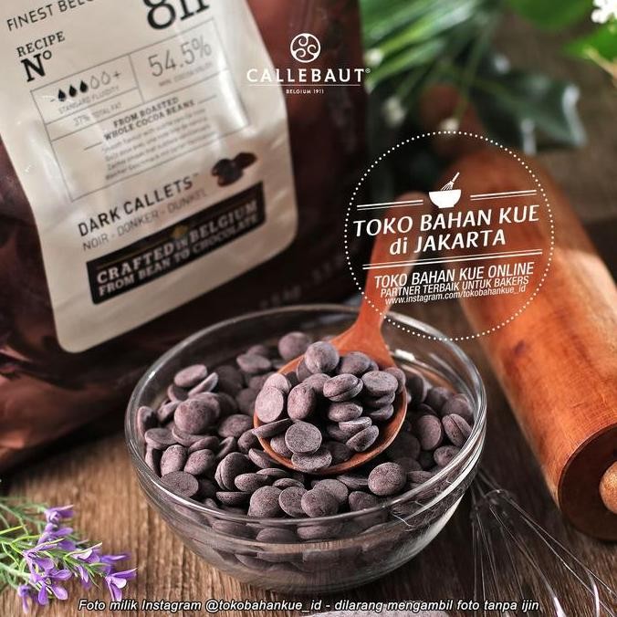 

Callebaut 811 54,5% 250Gr Cokelat Baking Dark Chocolate Couverture