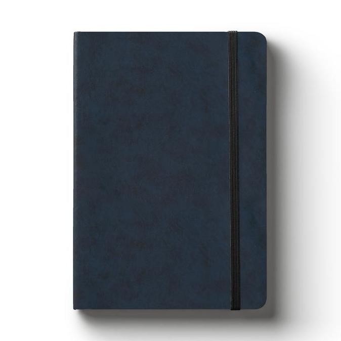

Papermark Notebook Hard Cover A5 Lined Navy