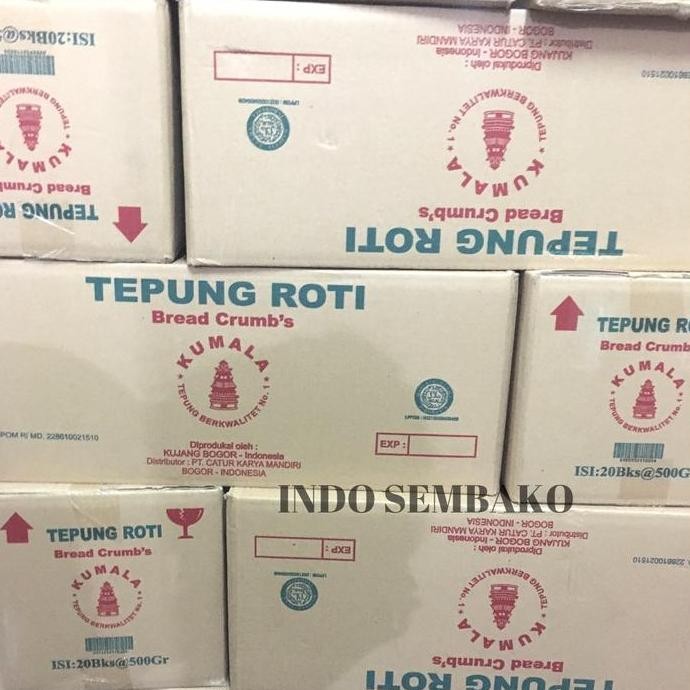 

Tepung Roti Dus / Tepung Roti Kumala ( 20 Bks X 500G ) / Tepung Panir