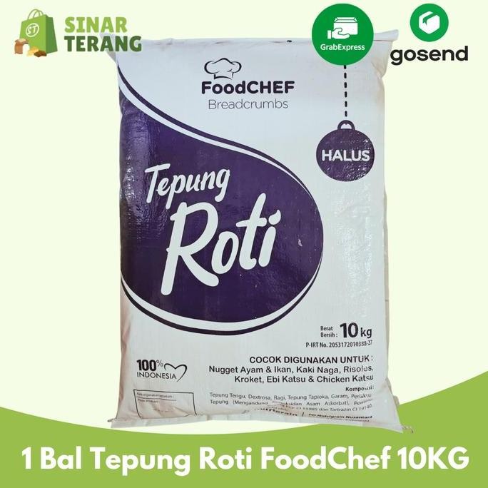

Tepung Roti / Panir / Breadcrumb 10 Kg Mixed Murah Bread Crumb