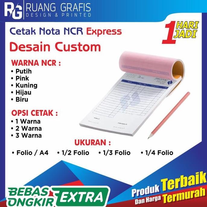

Cetak Buku Nota 2 Ply 1 Rim