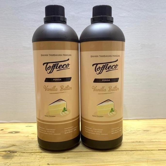 

Toffieco Perisa Vanilla Butter 1 Kg Untuk Makanan Kue Cookies Roti