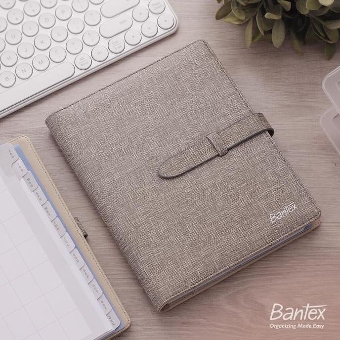 

Buku Agenda Planner Cover Kulit Beige Leather Diary Bantex - 7492 13