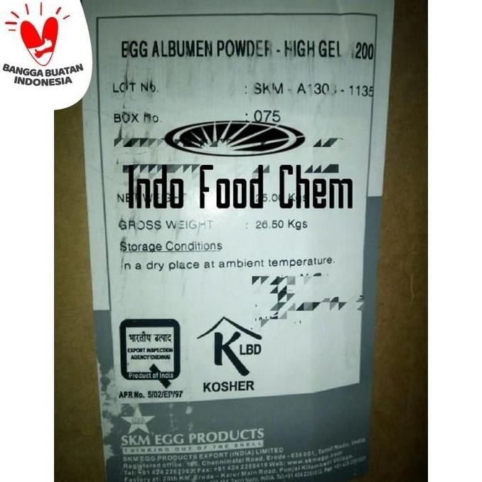 

Egg Albumen Powder - Tepung Putih Telur Repack 500Gr