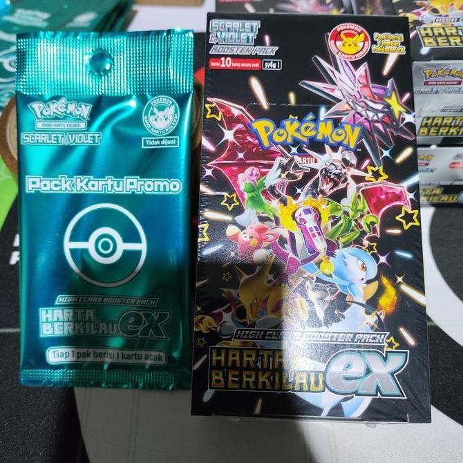 Harta Berkilau Box with PROMO LIMITED tcg Rare Original