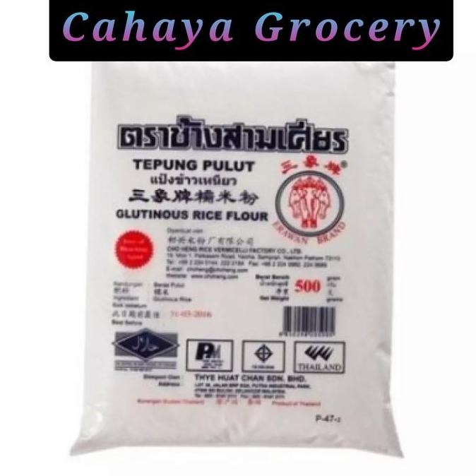 

Tepung Ketan Pulut Erawan ( Thailand ) 500Gr X 20Bks