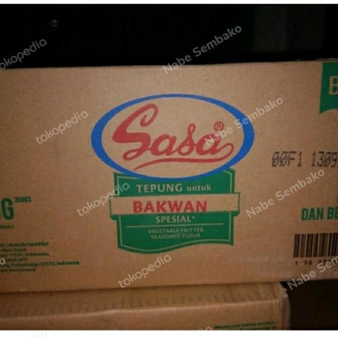 

Tepung Bakwan Sasa 250Gr Per Dus (24Bks)
