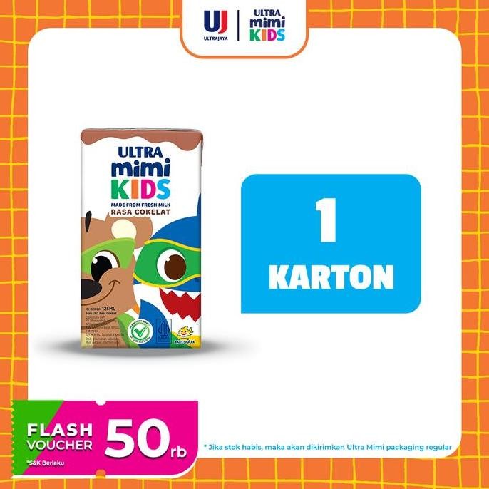 

Ultra Mimi Susu Uht Chocolate 125Ml 1 Karton (40 Pcs)