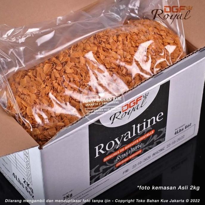 

Dgf La Royaltine 250Gr Crunchy Flakes Biscuit Waffle Crunch Topping